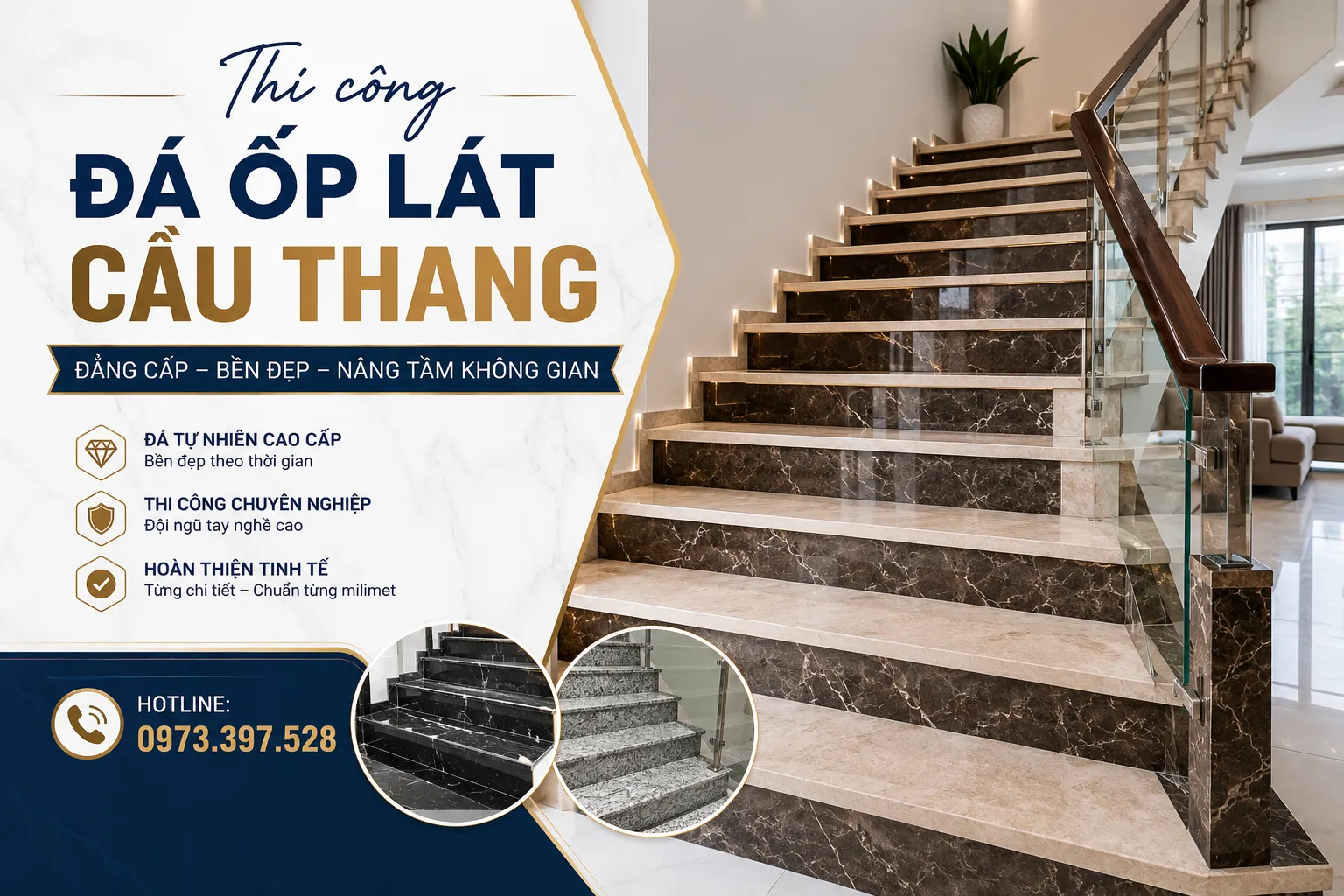 Thi công đá ốp lát