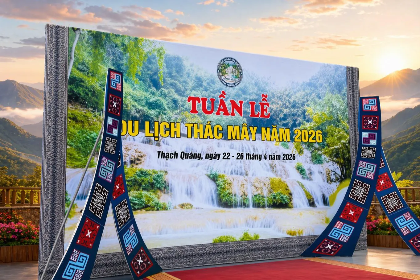 Khởi động tuần lễ khu du lịch Thác Mây Thạch Thành Thanh Hóa 2026