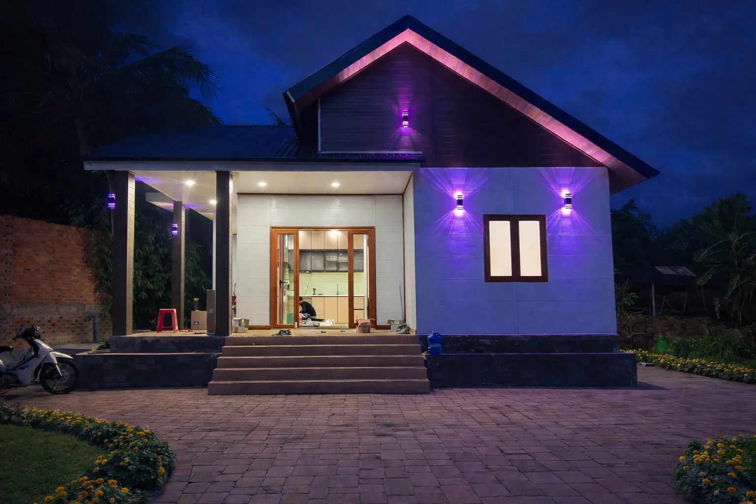 Nhà lắp ghép khung thép