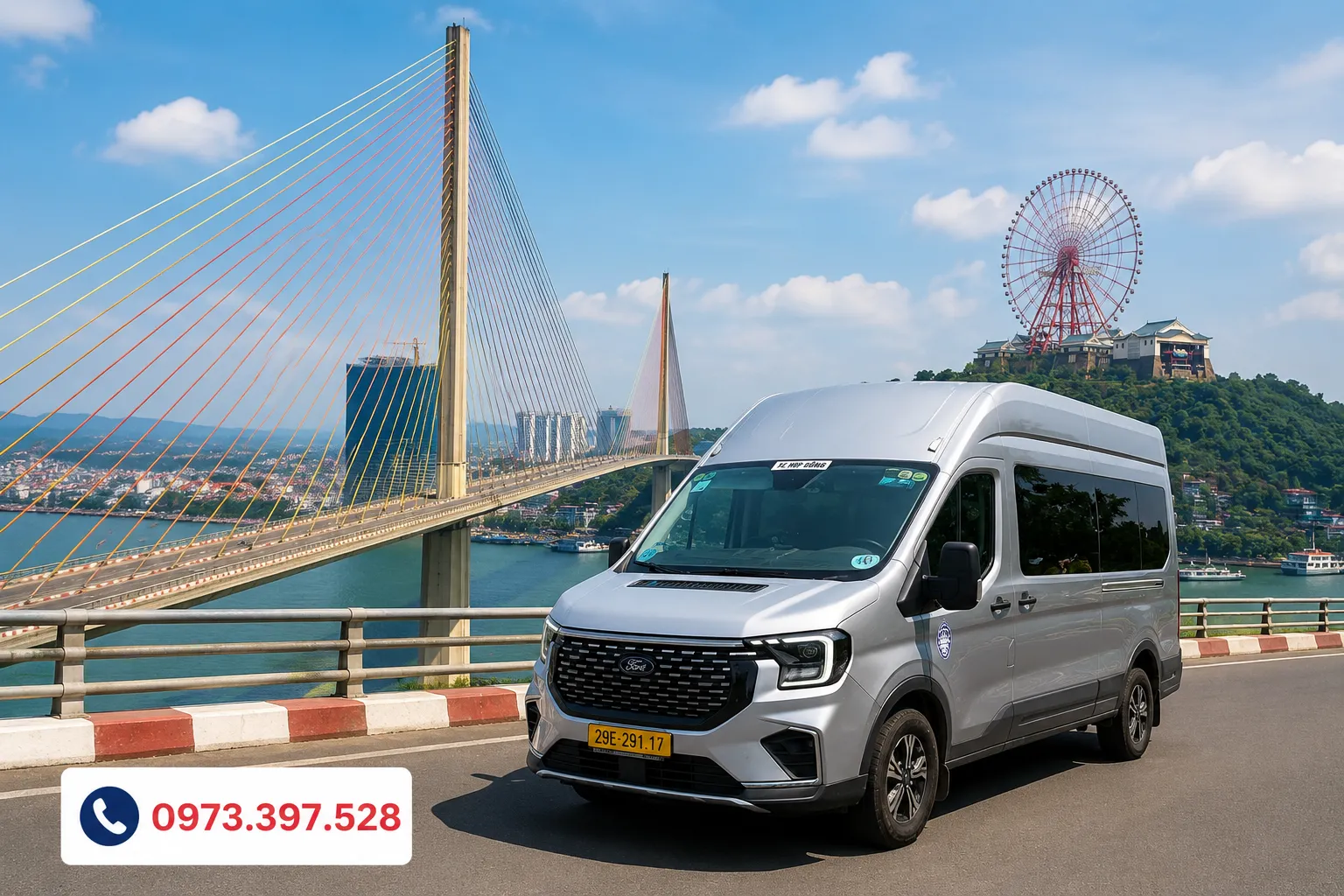 Xe 16 chỗ Hưng Yên tại Cầu Bãi Cháy Hạ Long Xe 16 chỗ Hưng Yên tại Cầu Bãi Cháy Hạ Long