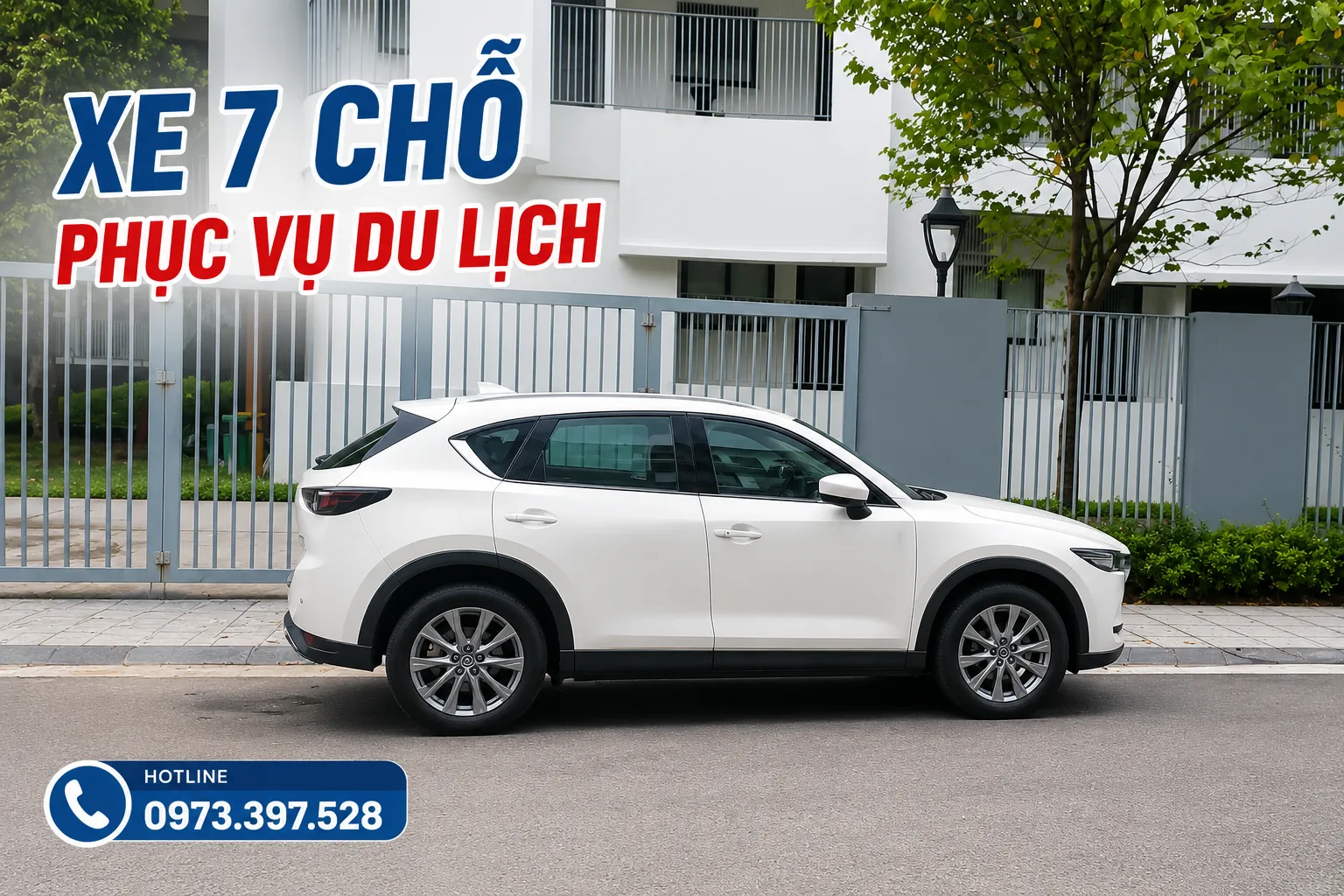 Xe 7 chỗ Hưng Yên phục vụ du lịch