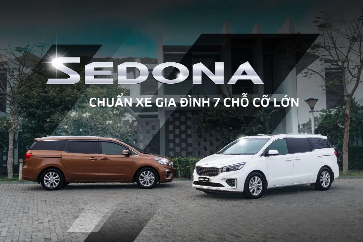 Xe 7 chỗ Sedona sang trọng phù hợp dành cho gia đình